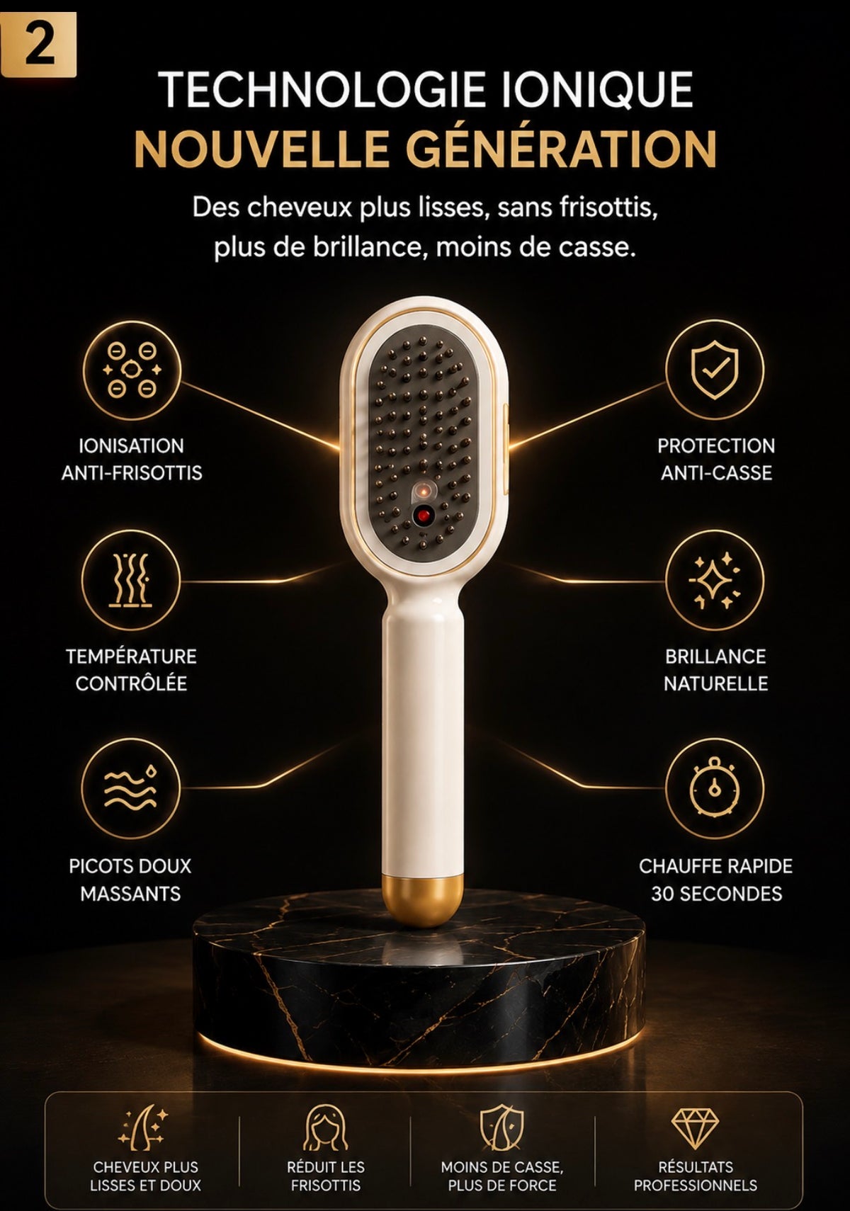 Brosse Lissante Électrique.