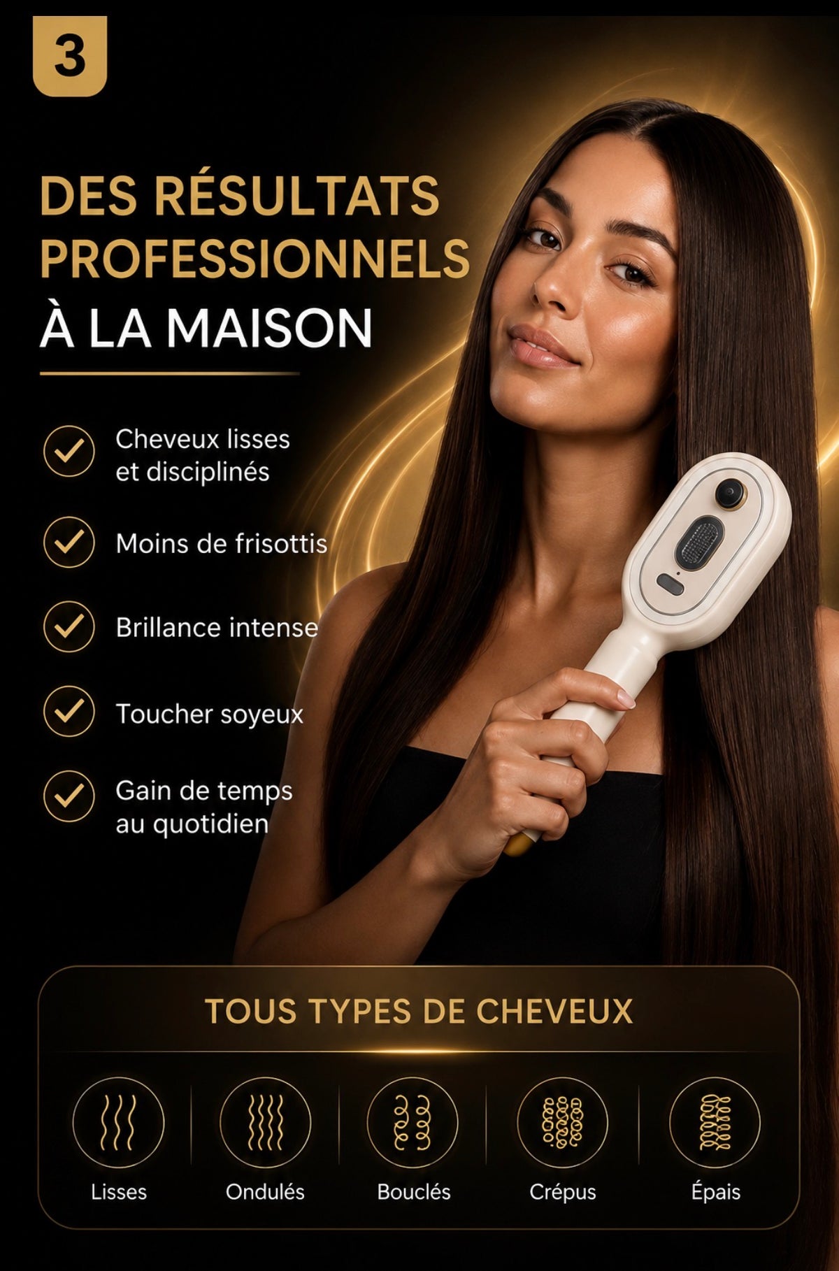 Brosse Lissante Électrique.